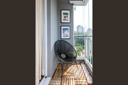 Varanda da Sala de apartamento para alugar com 1 quarto, 36m² em Jardim Ampliacao, São Paulo