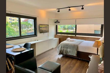 Sala / Quarto de apartamento à venda com 1 quarto, 31m² em Petrópolis, Porto Alegre