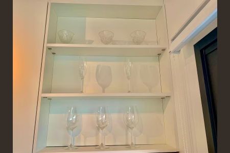 Cozinha de apartamento à venda com 1 quarto, 31m² em Petrópolis, Porto Alegre