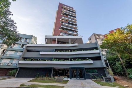 Apartamento para alugar com 31m², 1 quarto e 1 vaga Apartamento para alugar com 31m², 1 quarto e 1 vagaFachada