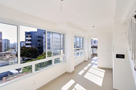 Sala de apartamento para alugar com 1 quarto, 95m² em São Lucas, Belo Horizonte