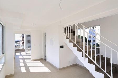 Sala de apartamento para alugar com 1 quarto, 95m² em São Lucas, Belo Horizonte