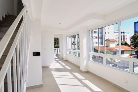 Sala de apartamento para alugar com 1 quarto, 95m² em São Lucas, Belo Horizonte