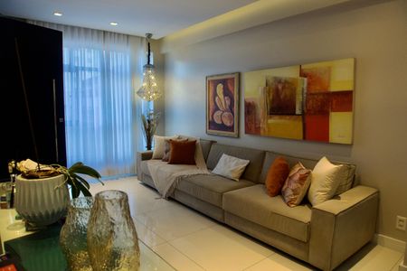 Sala de apartamento à venda com 4 quartos, 120m² em Coracao de Jesus, Belo Horizonte