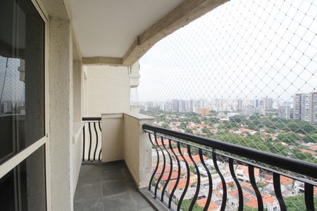 Varanda da Sala de apartamento para alugar com 3 quartos, 114m² em Indianópolis, São Paulo