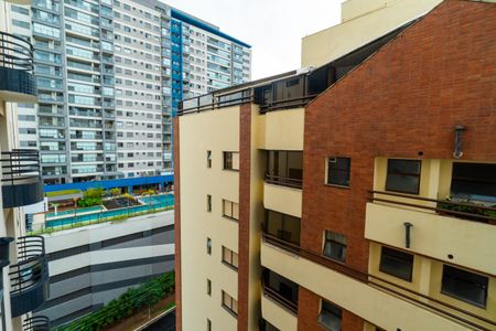 Vista do Sacada do Quarto de apartamento à venda com 1 quarto, 28m² em Vila Monte Alegre, São Paulo