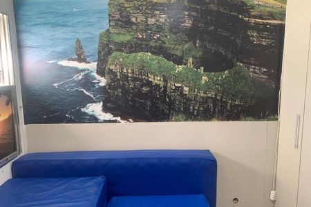 Suite  de apartamento para alugar com 1 quarto, 56m² em Boqueirão, Santos