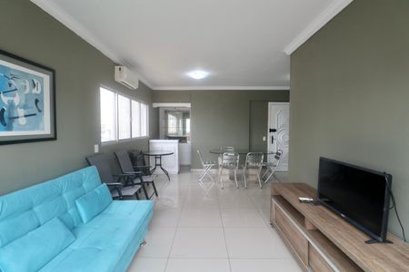 Sala de apartamento para alugar com 3 quartos, 125m² em Jardim Praiano, Guarujá