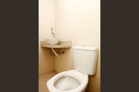 Banheiro Quarto Suíte de apartamento para alugar com 1 quarto, 40m² em Farroupilha, Porto Alegre