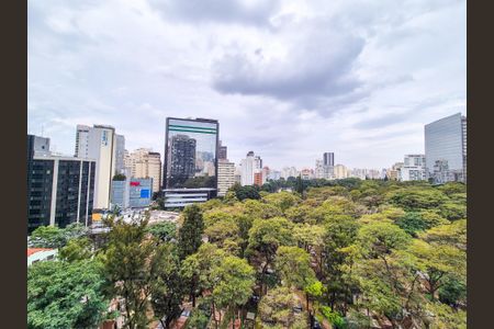Vista da Varanda de apartamento para alugar com 1 quarto, 32m² em Higienópolis, São Paulo