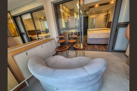 Sala de apartamento para alugar com 1 quarto, 32m² em Higienópolis, São Paulo