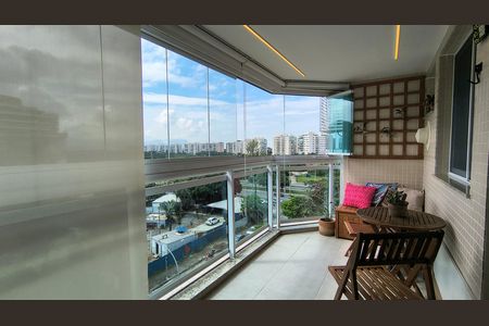 Varanda  de apartamento à venda com 3 quartos, 82m² em Recreio dos Bandeirantes, Rio de Janeiro