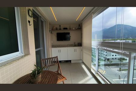 Varanda  de apartamento à venda com 3 quartos, 82m² em Recreio dos Bandeirantes, Rio de Janeiro