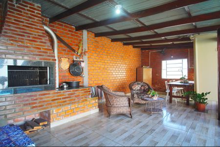 Área comum - Churrasqueira de casa à venda com 3 quartos, 186m² em Rio dos Sinos, São Leopoldo