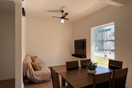 Sala de apartamento para alugar com 1 quarto, 58m² em José Menino, Santos