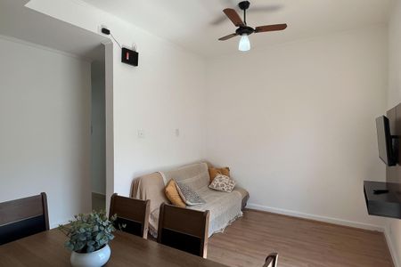 Sala de apartamento para alugar com 1 quarto, 58m² em José Menino, Santos