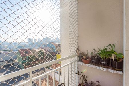 Varanda da sala  de apartamento para alugar com 2 quartos, 54m² em Centro, Diadema