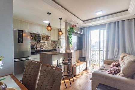 Sala  de apartamento para alugar com 2 quartos, 54m² em Centro, Diadema