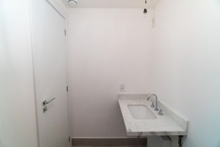 Banheiro de kitnet/studio à venda com 1 quarto, 28m² em Vila Clementino, São Paulo