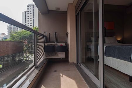 Apartamento para alugar com 50m², 1 quarto e 1 vagaVaranda da suíte