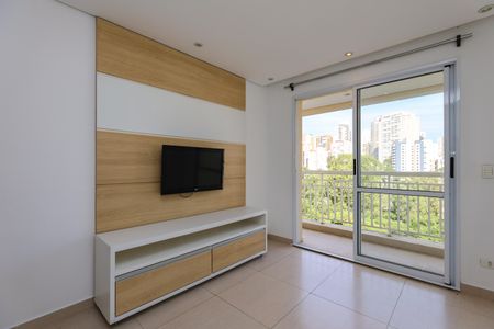 Sala de apartamento para alugar com 1 quarto, 37m² em Panamby, São Paulo