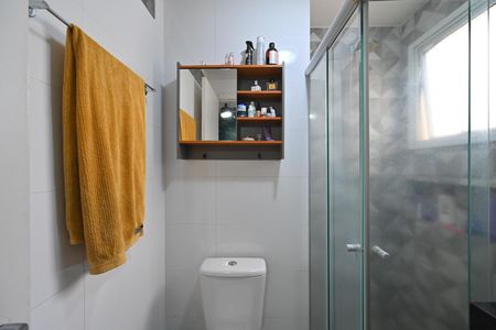 Apartamento para alugar com 126m², 4 quartos e 3 vagasBanheiro da Suíte 1