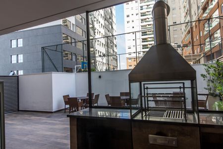 Apartamento para alugar com 26m², 1 quarto e 1 vagaÁrea gourmet