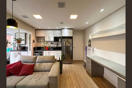 Sala de apartamento para alugar com 1 quarto, 41m² em Cidade Monções, São Paulo