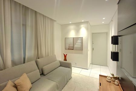 Sala de apartamento à venda com 3 quartos, 95m² em Santo Antônio, Belo Horizonte