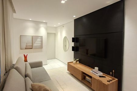 Sala de apartamento à venda com 3 quartos, 95m² em Santo Antônio, Belo Horizonte