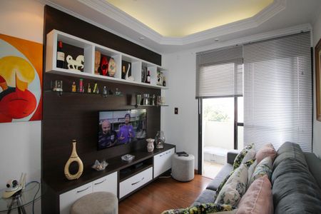 Sala  de apartamento à venda com 2 quartos, 54m² em Jardim Monte Alegre, Taboão da Serra