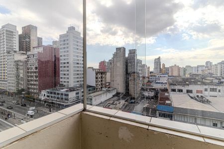 Varanda de kitnet/studio para alugar com 1 quarto, 40m² em Campos Elíseos, São Paulo