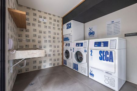 Studio à venda com 26m², 1 quarto e sem vagaLavanderia