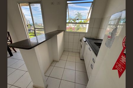Sala / Cozinha de apartamento para alugar com 1 quarto, 41m² em Urbanova, São José dos Campos