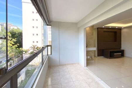 Varanda da Sala de apartamento para alugar com 3 quartos, 88m² em Buritis, Belo Horizonte