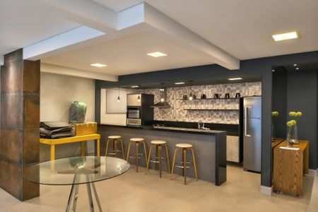 Apartamento para alugar com 110m², 2 quartos e 1 vagaÁrea comum - Salão de festas