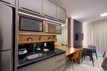 Studio para alugar com 25m², 1 quarto e sem vagaCozinha