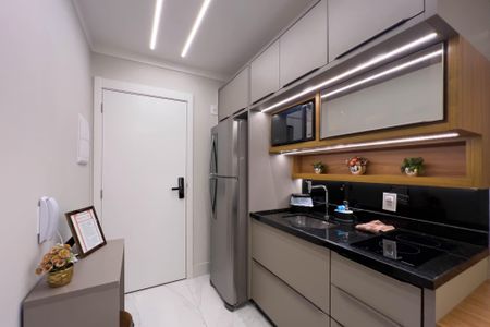 Studio para alugar com 25m², 1 quarto e sem vagaCozinha