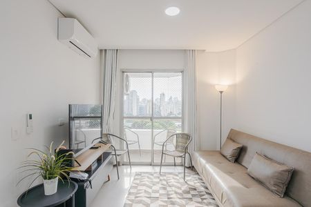 Sala de apartamento para alugar com 1 quarto, 43m² em Paraíso, São Paulo