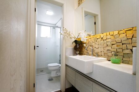 Apartamento à venda com 140m², 4 quartos e 2 vagasBanheiro Social      