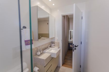 Apartamento à venda com 73m², 3 quartos e 2 vagasBanheiro da Suíte