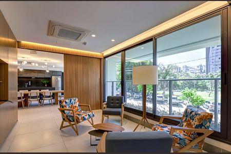 Apartamento para alugar com 57m², 1 quarto e 2 vagasÁrea externa