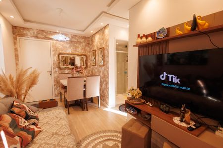 Sala de apartamento para alugar com 2 quartos, 62m² em Barranco, Taubaté
