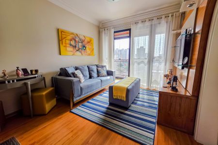 Sala de apartamento à venda com 2 quartos, 90m² em Vila Guiomar, Santo André
