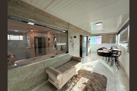 Varanda de apartamento à venda com 4 quartos, 270m² em Cidade Nova, Belo Horizonte