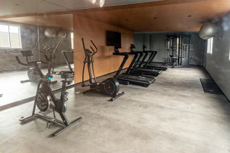 Apartamento à venda com 39m², 2 quartos e 1 vaga Apartamento à venda com 39m², 2 quartos e 1 vagaÁrea comum - Academia