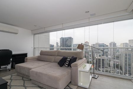Sala de apartamento para alugar com 1 quarto, 54m² em Vila Nova Conceição, São Paulo