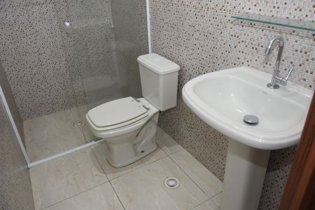 Banheiro de casa para alugar com 1 quarto, 65m² em Jardim São Bento Novo, Embu das Artes