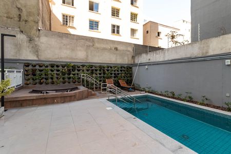 Apartamento para alugar com 26m², 1 quarto e sem vaga Apartamento para alugar com 26m², 1 quarto e sem vagaPiscina
