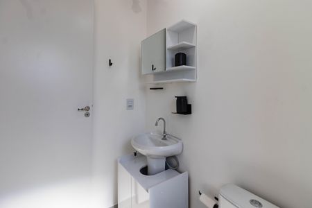 Banheiro da Suíte de apartamento para alugar com 1 quarto, 26m² em Barra Funda, São Paulo